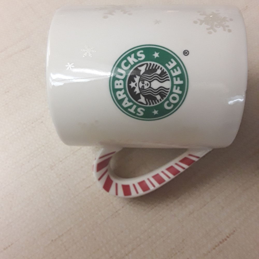 Starbucks Christmas Candycane Snowflake Coffee Mug - Picture 7 of 7